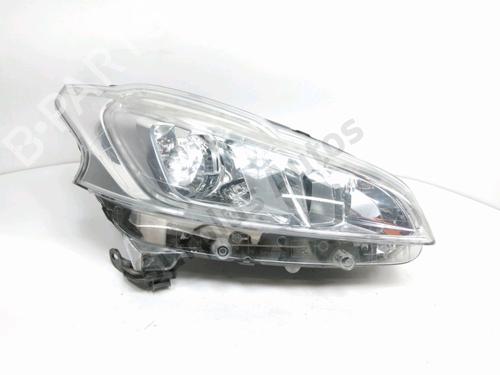 Used Right headlight PEUGEOT 208 I (CA_, CC_) 1.6 GTi (200 hp) 29266032
