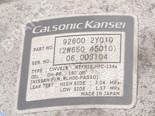 AC compressor NISSAN MAXIMA / MAXIMA QX V (A33) 2.0 V6 24V | BP38035182M34 - Image 5