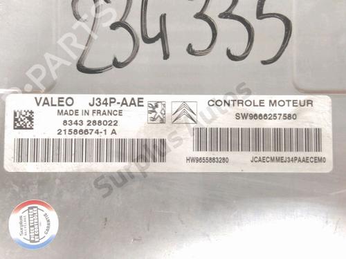 Engine control unit (ECU) PEUGEOT 206 Hatchback (2A/C) 1.4 i | BP29856910M57