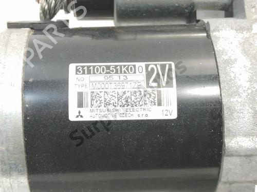 Starter OPEL AGILA B (H08) 1.2 (F68) | BP37763615M8 - Image 2