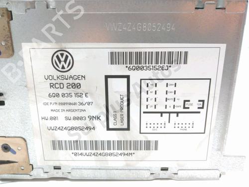 Radio VW POLO (9N_, 9A_) 1.4 TDI | BP28287964E6 