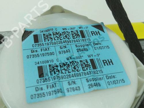 Front right seatbelt FORD KA (RU8) 1.2 | BP39088796I25 - Image 2