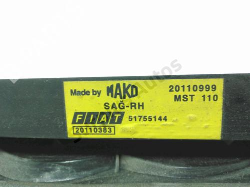 Right taillight FIAT DOBLO Box Body/MPV (223_) 1.3 D Multijet | BP29580636C35 