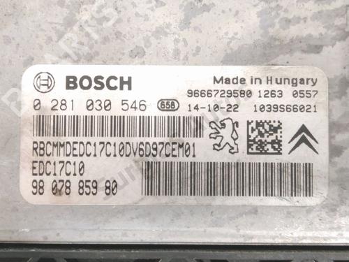 Engine control unit (ECU) PEUGEOT 208 I (CA_, CC_) 1.6 HDi | BP30085898M57