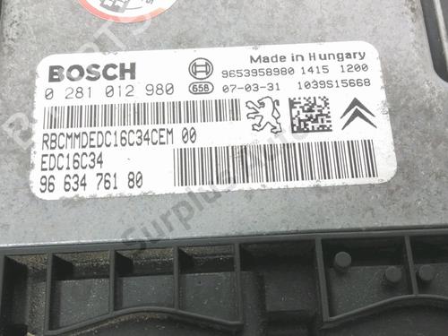 Engine control unit (ECU) CITROËN C4 Picasso I MPV (UD_) 1.6 HDi | BP28221035M57 - Image 2