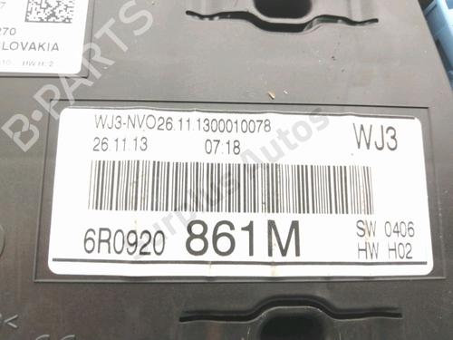 Instrument cluster VW POLO V (6R1, 6C1) 1.6 TDI | BP29857375C47