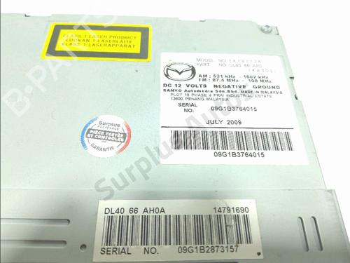 Radio MAZDA 2 (DE_, DH_) 1.3 (DE3FS) | BP38432967E6 - Image 3