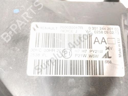 Left headlight RENAULT MEGANE III Hatchback (BZ0/1_, B3_) 1.5 dCi (BZ09, BZ0D, BZ1W, BZ29, BZ14) | BP28267000C28