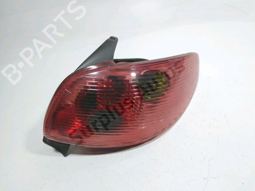 Used Right taillight Right taillight PEUGEOT 206 Hatchback (2A/C) 1.4 HDi eco 70 (68 hp) 34617373 34617373