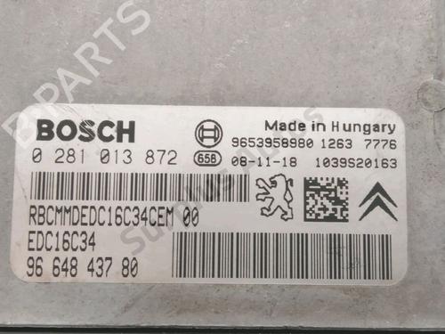Engine control unit (ECU) PEUGEOT 308 I (4A_, 4C_) 1.6 HDi | BP29579533M57