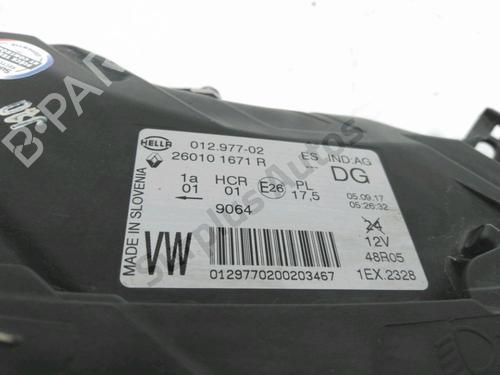 Right headlight RENAULT CAPTUR I (J5_, H5_) 1.2 TCe 120 | BP37681501C29 - Image 3