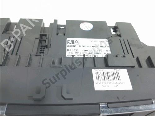 Climate control CITROËN C5 III Break (RW_) 2.0 HDi 140 | BP36593175I5 - Image 2