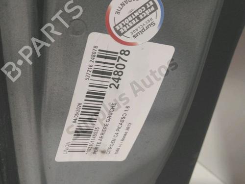 Dør venstre bagtil CITROËN C4 Picasso II 1.6 HDi / BlueHDi 115 | BP34616991C4 - Image 5