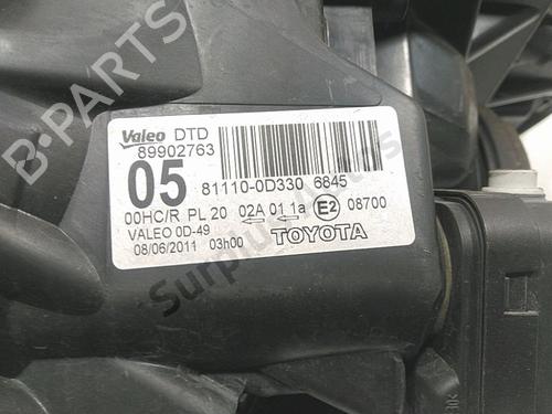 Left headlight DAIHATSU CHARADE VIII 1.33 16V | BP40214653C28 - Image 3