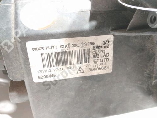 Left headlight PEUGEOT 508 SW I (8E_) 2.0 HDi | BP28266757C28 