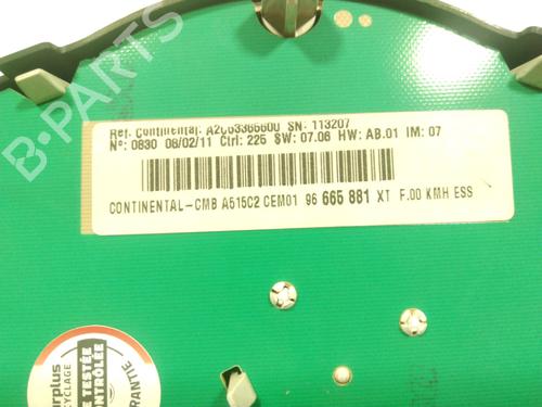 Instrument cluster CITROËN C3 II (SC_) 1.4 | BP37769010C47 - Image 3