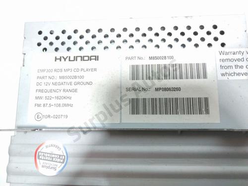 Radio HYUNDAI SANTA FÉ II (CM) 2.2 CRDi GLS 4x4 | BP28232488E6 