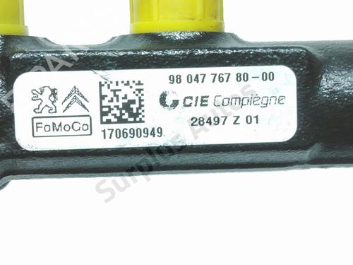 Injection rail FORD FIESTA VI (CB1, CCN) 1.5 TDCi | BP37483985M98 - Image 3