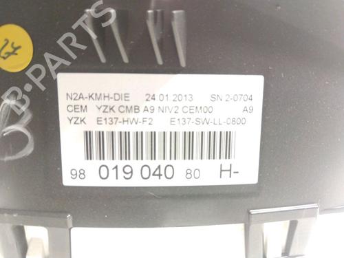 Instrument cluster PEUGEOT 208 I (CA_, CC_) 1.6 HDi | BP29857356C47