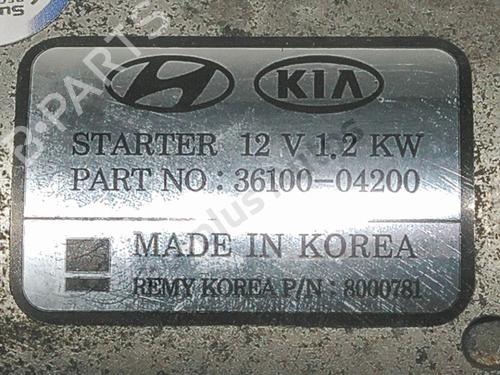 Starter KIA CEE'D (JD) 1.0 T-GDI | BP33034185M8 - Image 5