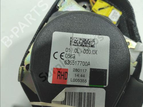 Front left seatbelt CITROËN C3 III (SX) 1.2 VTi 82 | BP37017637I26 - Image 3
