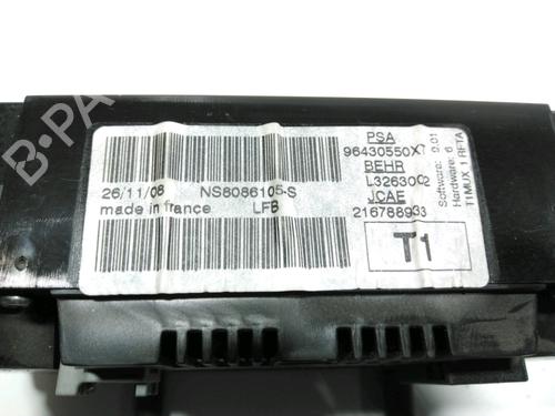 Commande Chauffage PEUGEOT 206 Hatchback (2A/C) 1.4 HDi eco 70 | BP28227797I5 