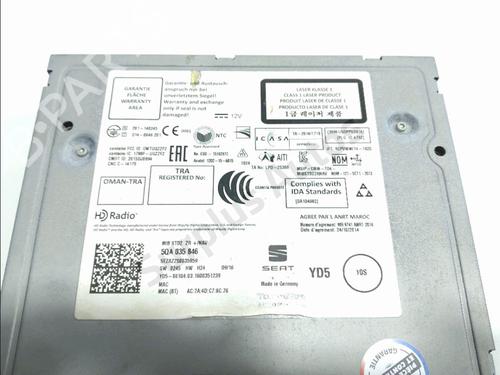 Radio SEAT LEON (5F1) 1.6 TDI | BP33421167E6 - Image 3