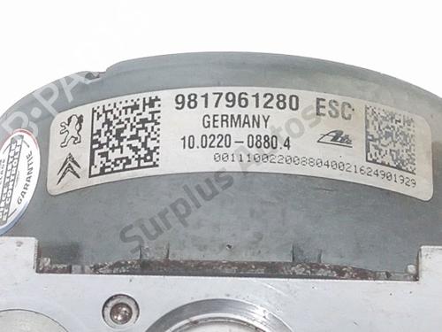 ABS pump PEUGEOT 2008 I (CU_) 1.2 VTi | BP37017473M43 - Image 5