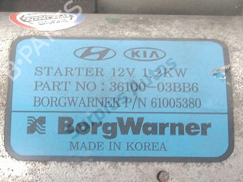Starter KIA PICANTO III (JA) 1.0 | BP35941413M8 - Image 5