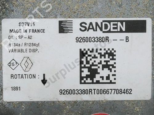 AC compressor DACIA JOGGER (RK_) 1.0 TCe 110 (RKMD) | BP34001678M34 - Image 5