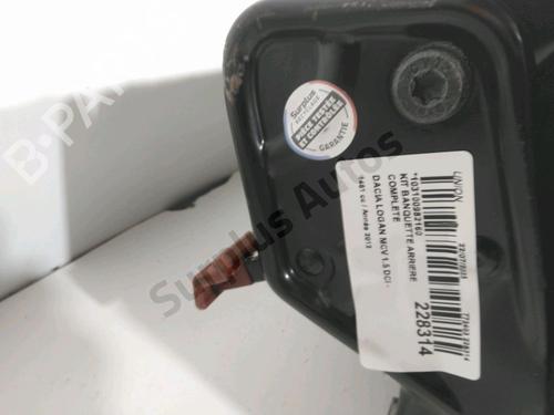 Rear seat DACIA LOGAN MCV (KS_) 1.5 dCi (KS04) | BP31180906C17 - Image 2