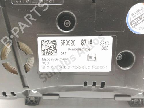 Instrument cluster SEAT LEON (5F1) 2.0 TDI | BP37769182C47 - Image 3