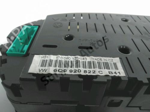Instrument cluster VW POLO (9N_, 9A_) 1.4 TDI | BP28230950C47 