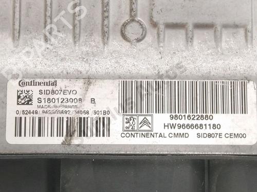 Engine control unit (ECU) PEUGEOT 2008 I (CU_) 1.6 HDi | BP29579536M57 - Image 2