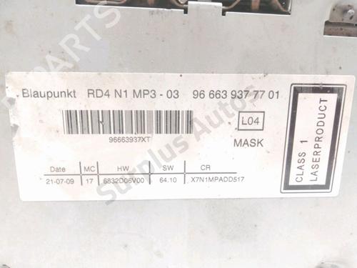 Radio CITROËN BERLINGO Box Body/MPV (B9) 1.6 HDi 90 | BP29230461E6 