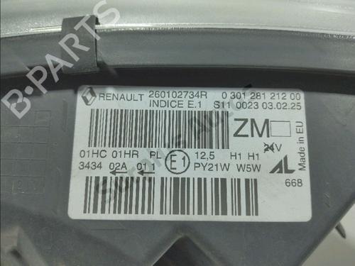 Right headlight RENAULT CAPTUR I (J5_, H5_) 1.5 dCi 90 (J5N4, J5M5, J5MW, J5M6, J5AL, J5AJ) | BP38794065C29 - Image 3