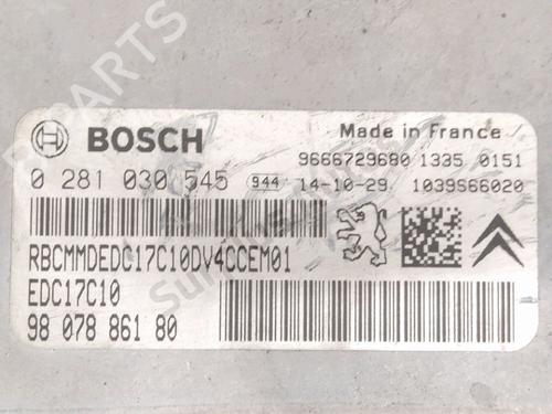 Motorstyringsenhed CITROËN C3 II (SC_) 1.4 HDi 70 (SC8HZC, SC8HR0, SC8HP4) | BP29856908M57