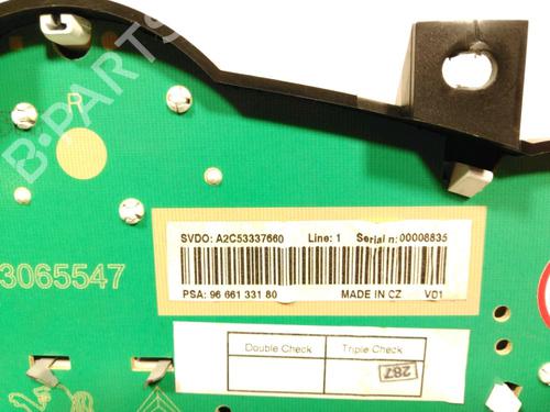 Instrument cluster PEUGEOT 207 (WA_, WC_) 1.4 HDi | BP28230214C47 
