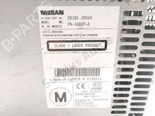 Radio NISSAN QASHQAI I (J10, NJ10) 1.5 dCi | BP28232331E6 