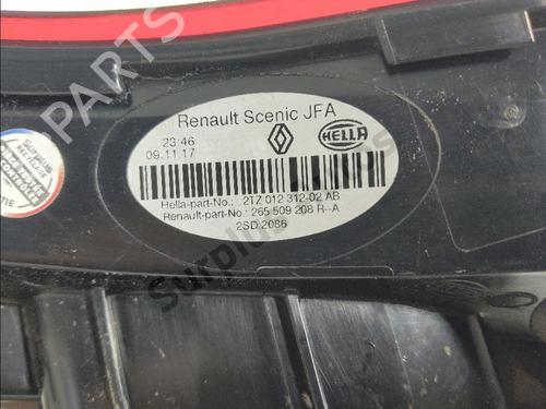 Right tailgate light RENAULT SCÉNIC IV (J9_) 1.2 TCe 130 | BP30918994C80