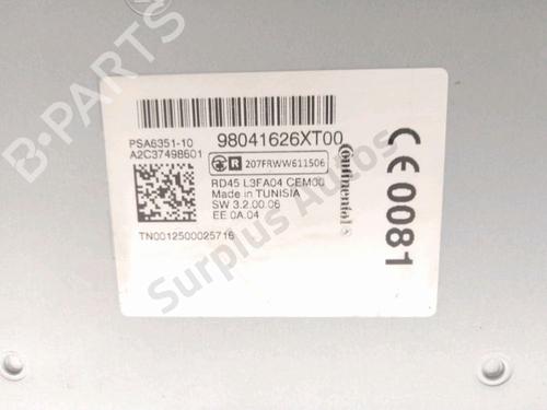 Radio CITROËN BERLINGO MULTISPACE (B9) 1.6 HDi 110 | BP28232305E6 