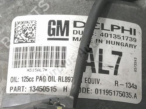 AC compressor OPEL ASTRA J (P10) 1.4 Turbo (68) | BP33190928M34 - Image 5
