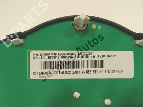 Instrument cluster CITROËN C3 II (SC_) 1.4 VTi 95 | BP30991671C47 - Image 4