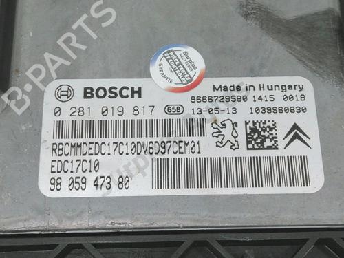 Engine control unit (ECU) PEUGEOT 308 I (4A_, 4C_) 1.6 HDi | BP30984829M57