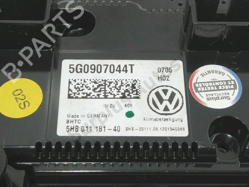 Climate control VW GOLF VII (5G1, BQ1, BE1, BE2) 1.6 TDI | BP31180663I5