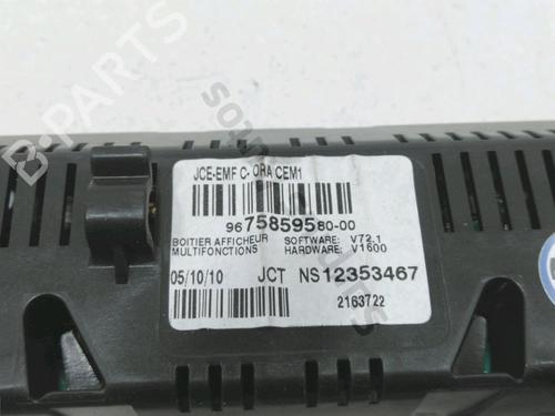 Display monitor PEUGEOT 308 I (4A_, 4C_) 1.6 16V | BP30990816C48