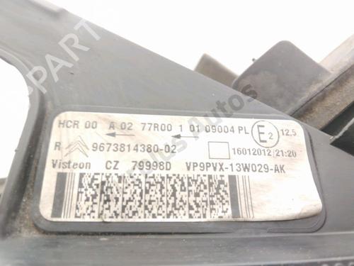 Right headlight CITROËN C3 II (SC_) 1.4 HDi 70 (SC8HZC, SC8HR0, SC8HP4) | BP29859789C29
