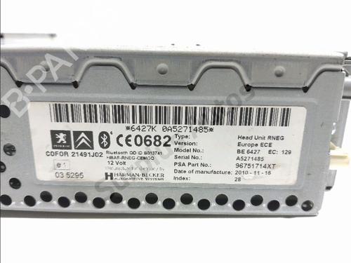 Bilradio CITROËN C4 Picasso I MPV (UD_) 1.6 HDi 110 | BP30633034E6