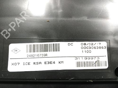 Instrument cluster RENAULT TWINGO III (BCM_, BCA_) 0.9 TCe 90 (BCM9, BCM2) | BP29857364C47
