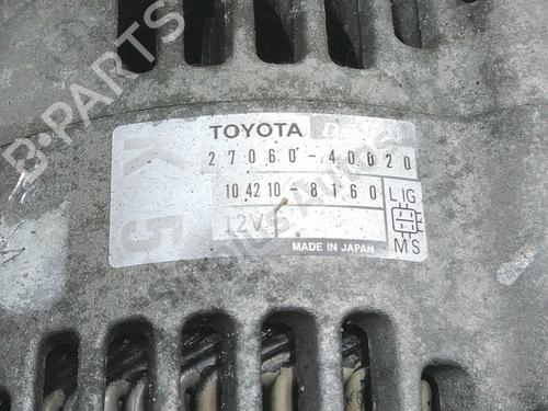 Generator TOYOTA YARIS (_P9_) 1.0 VVT-i (KSP90_, KSP90R) | BP28222634M7 